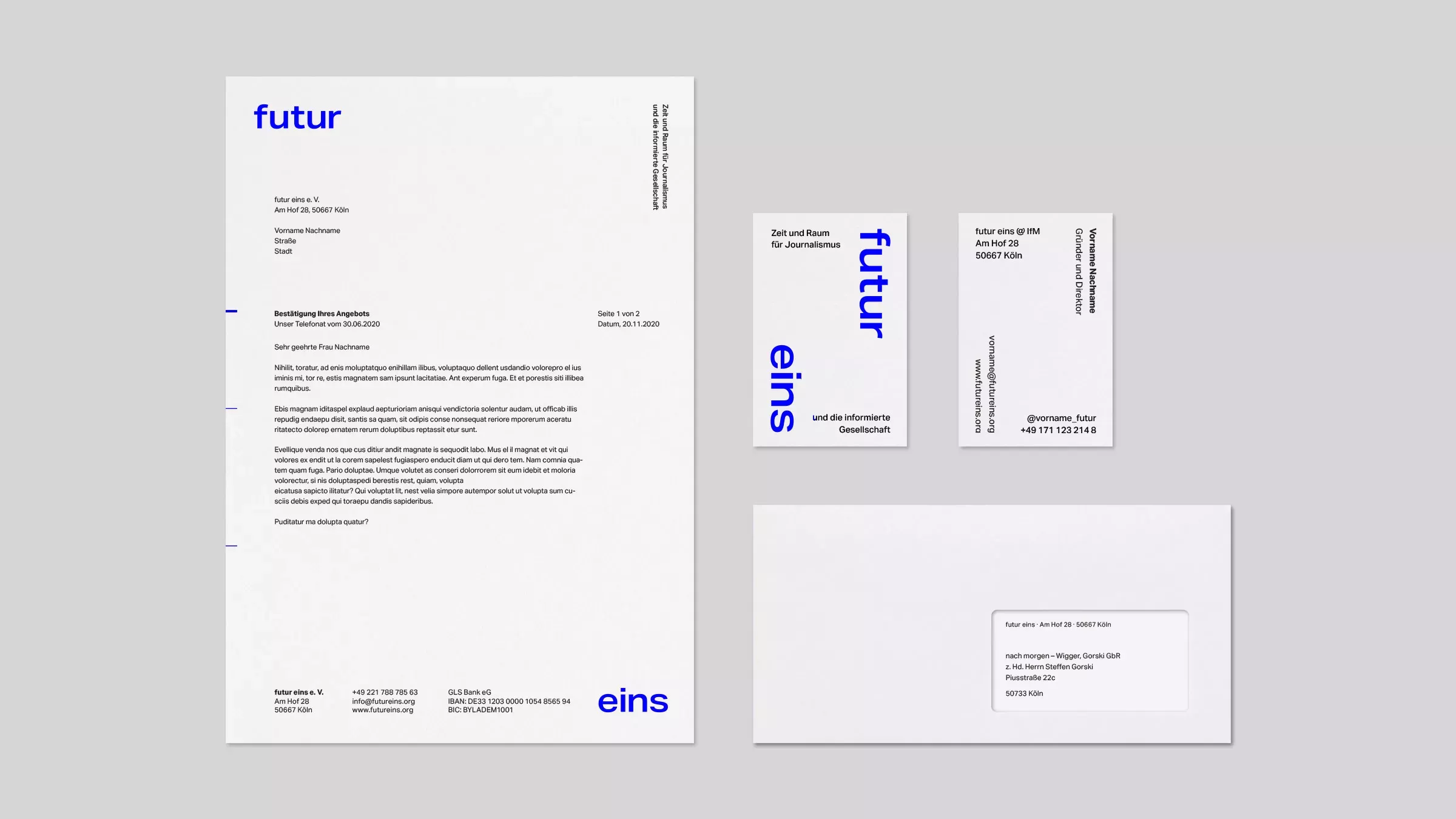 Business stationery from \