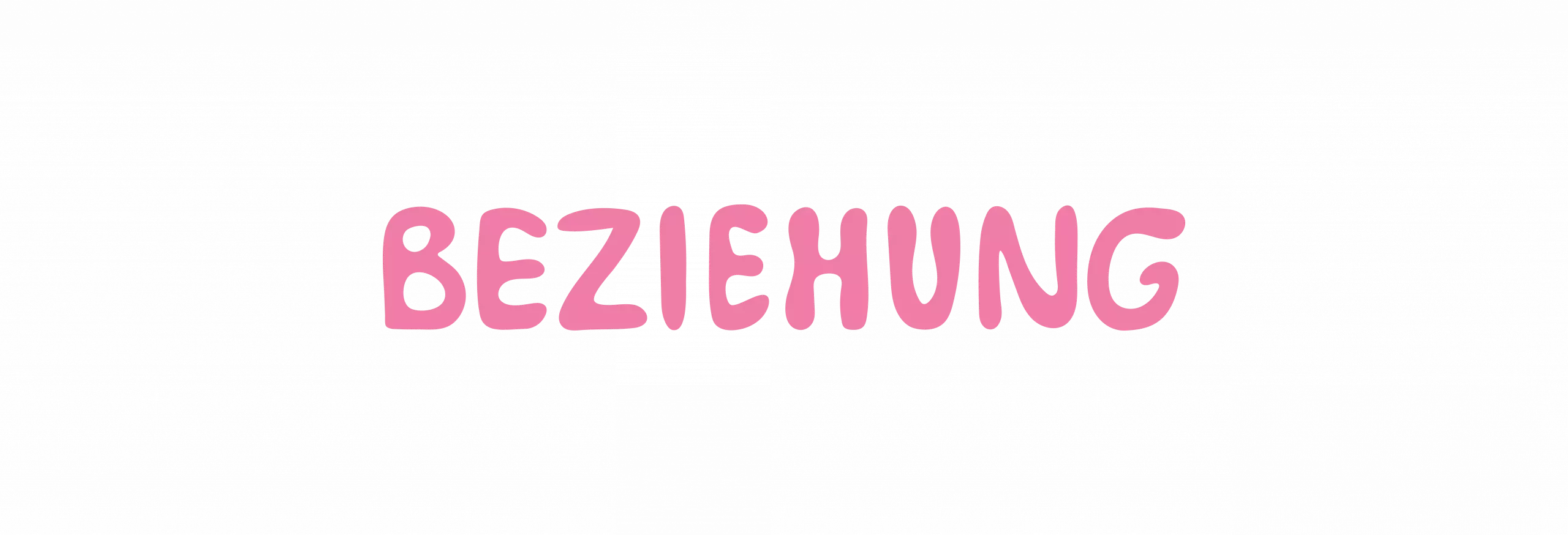 Schriftzug in rosafarbener, „Hey You“-Schrift mit dem Text \