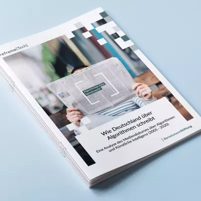 Publication titled Wie Deutschland über Algorithmen schreibt\